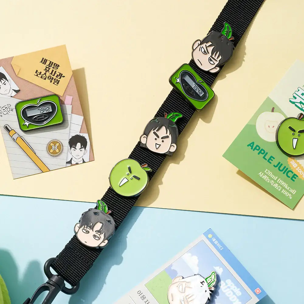 After School Lessons For Unripe Apples - Metal Badge - Webtoon Friends - Metal Badges - Harumio