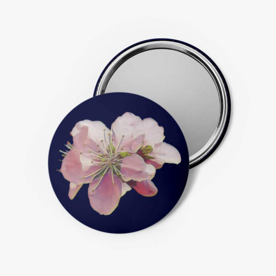 Dd Kkim - Night Cherry Blossom Mirror Button - Marpple Shop - Mirror - Harumio