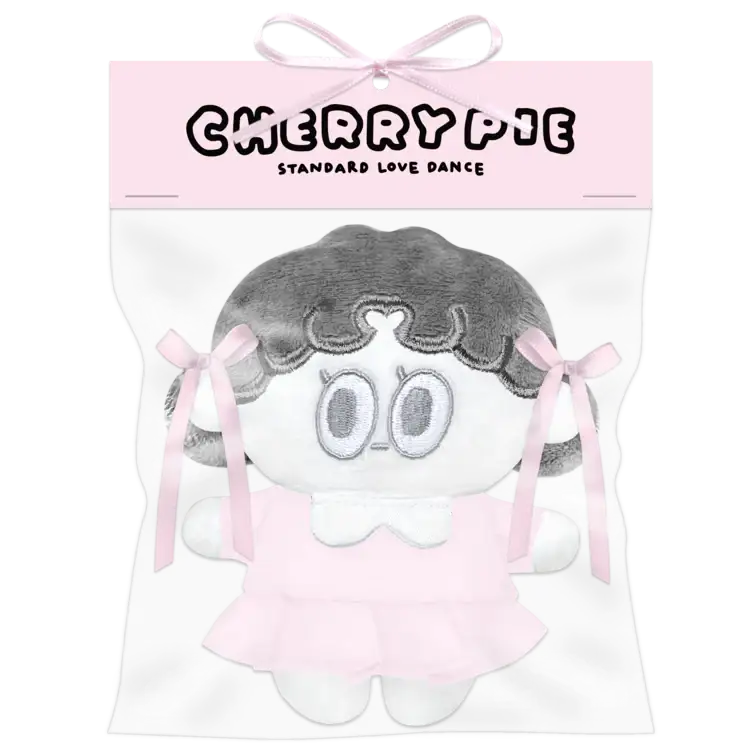 Standard Love Dance - LEEGONG Black Cherry Pie Doll Keyring - Line Friends Square - Keyring - Harumio
