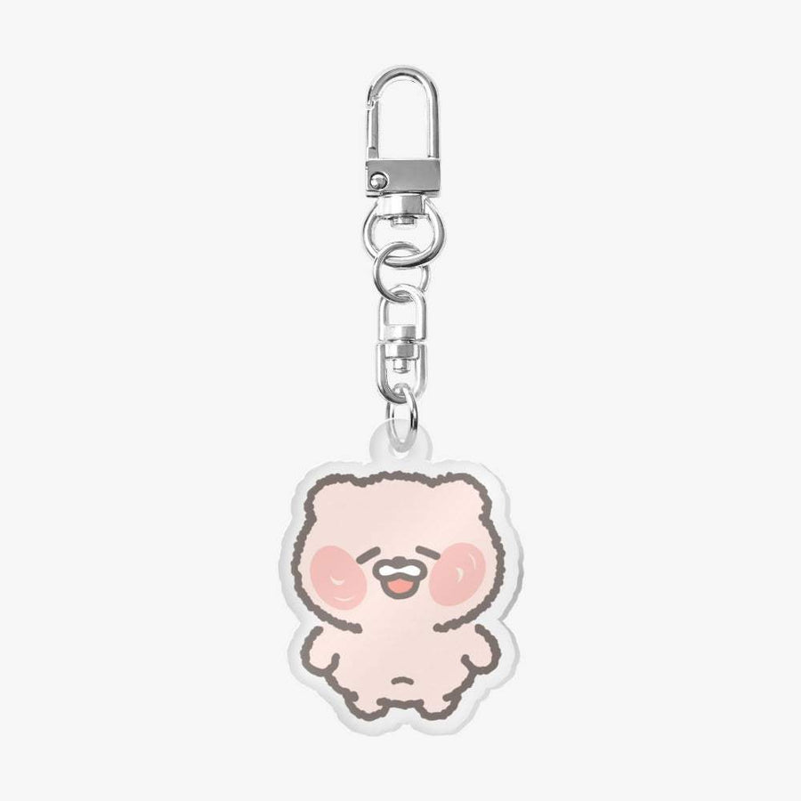 Fat Couple - Fat Teddy Bear Acrylic Keyring - Marpple Shop - Keyring - Harumio