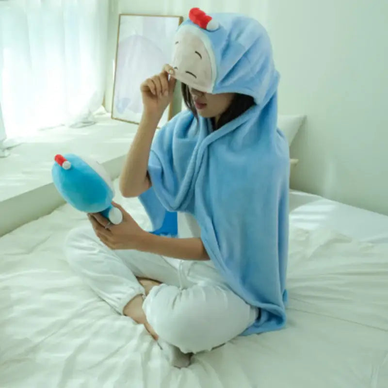 Yumi's Cells - Hooded Blanket - Webtoon Friends - Hooded Blankets - Harumio