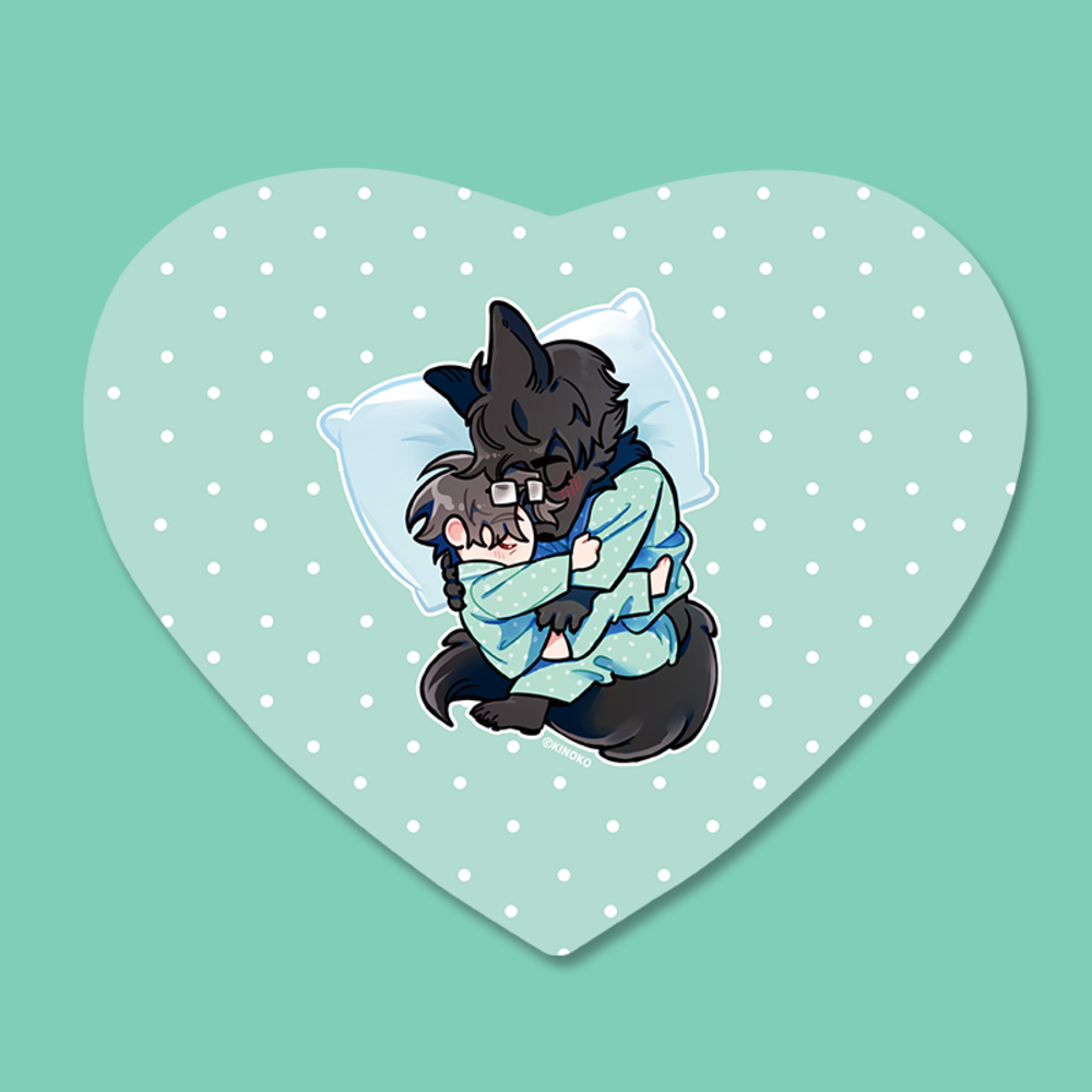 Write Me, Touch Me, Read Me - Anmolsa Heart Mousepad