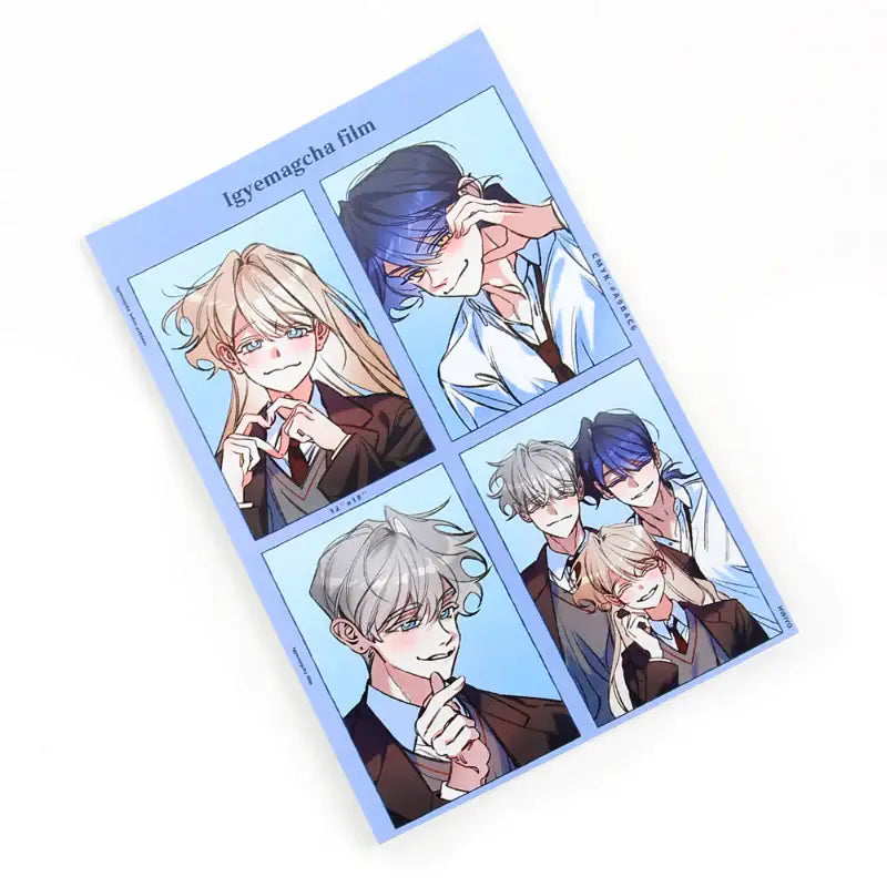 The Last Train of the Season - 4 Cut Photo - Webtoon Shop - Photos - Harumio