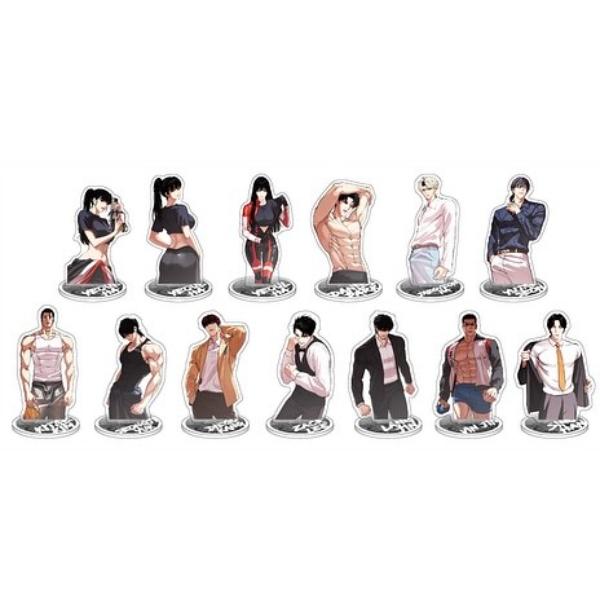 2025 WORLD WEBTOON FESTIVAL X LOOKISM ARCADE POP-UP - Upper Body Acrylic Stand - Lookism - Acrylic Stand - Harumio