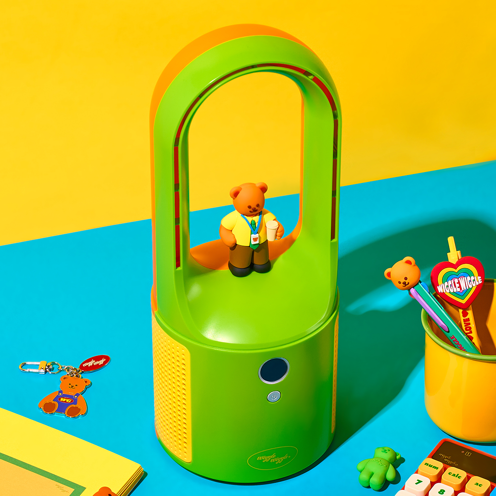 Wiggle Wiggle - Windless Figure Desk Fan (Office Wiggle Bear)