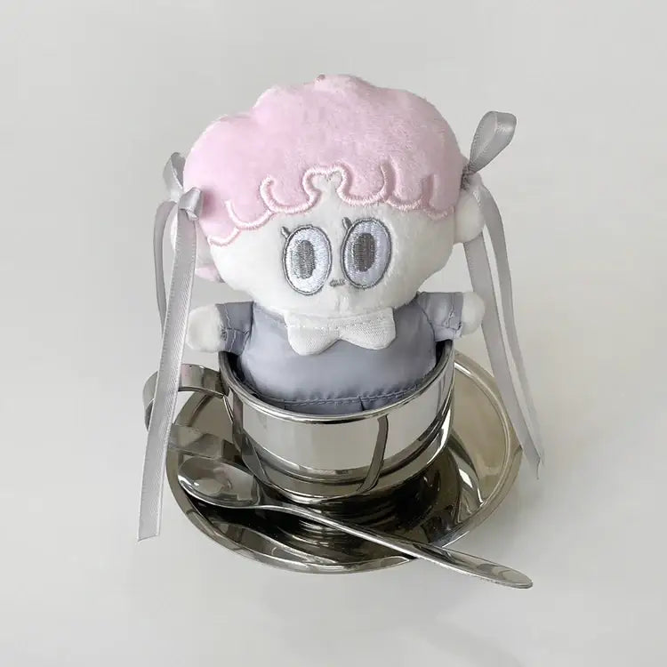 Standard Love Dance - LEEGONG Black Cherry Pie Doll Keyring - Line Friends Square - Keyring - Harumio