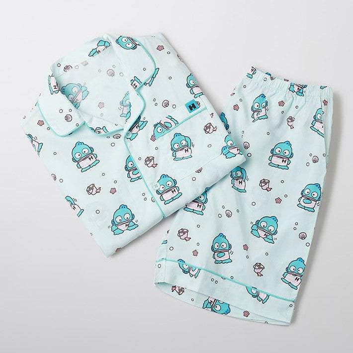 SPAO x Sanrio Characters - Short Sleeve Pajamas Set (RE) (Mint) - SPAO - Pajamas - Harumio