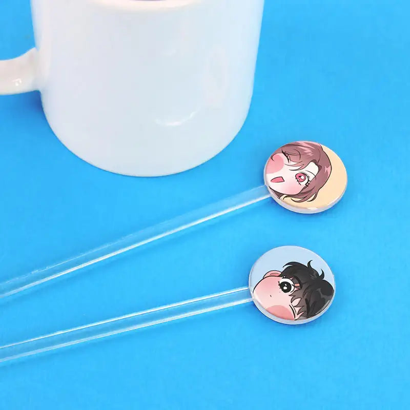 The Northern Duke Needs a Warm Hug - Muddler Stick 2P Set - Webtoon Shop - Muddler Stir Sticks - Harumio