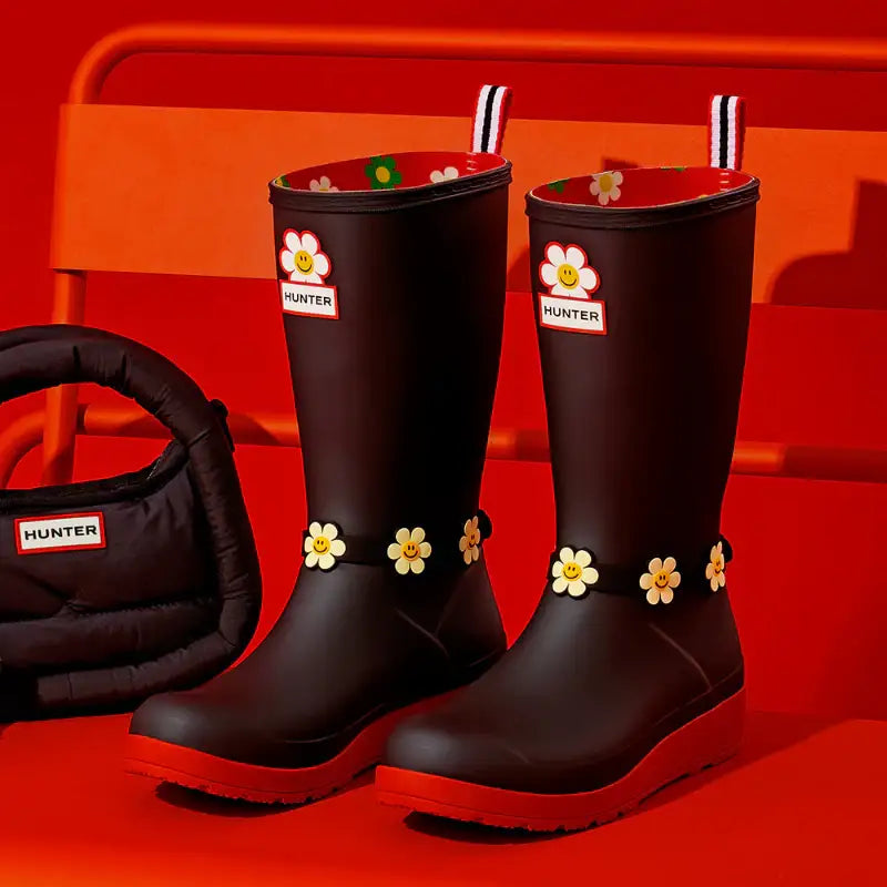 HUNTER x Wiggle Wiggle - Play Tall Rain Boots Strap Set - Wiggle Wiggle - Boots - Harumio