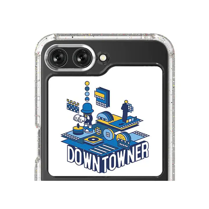 SLBS - Downtowner Retro Suit Phone Case (Galaxy Z Flip5) - SLBS - Home & Living, Accessories - Harumio