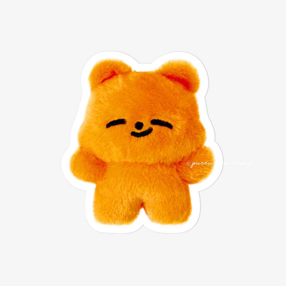 Pureureum Design - Cupid Bear Mini Doll Sculpture Sticker