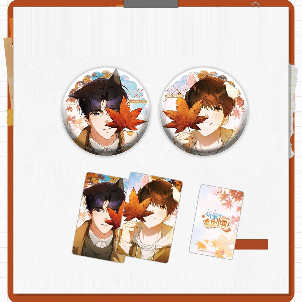 COMI PLUS x GANYMEDES x Toyou's Dream - Paws & Claws Double Flash Badge Set