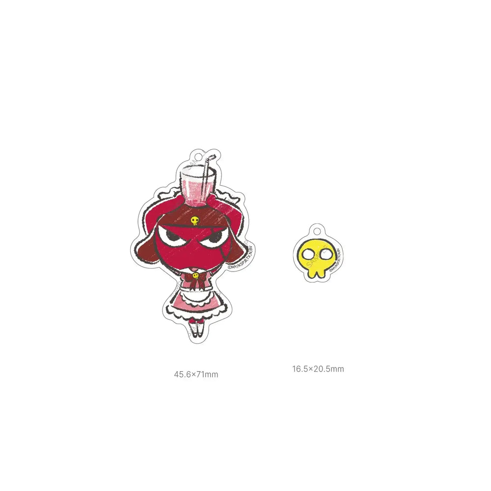 Keroro Gunsou - Cafe New Illustration Acrylic Keyring (Maid ver.) - Toon!que - Acrylic Keyring - Harumio