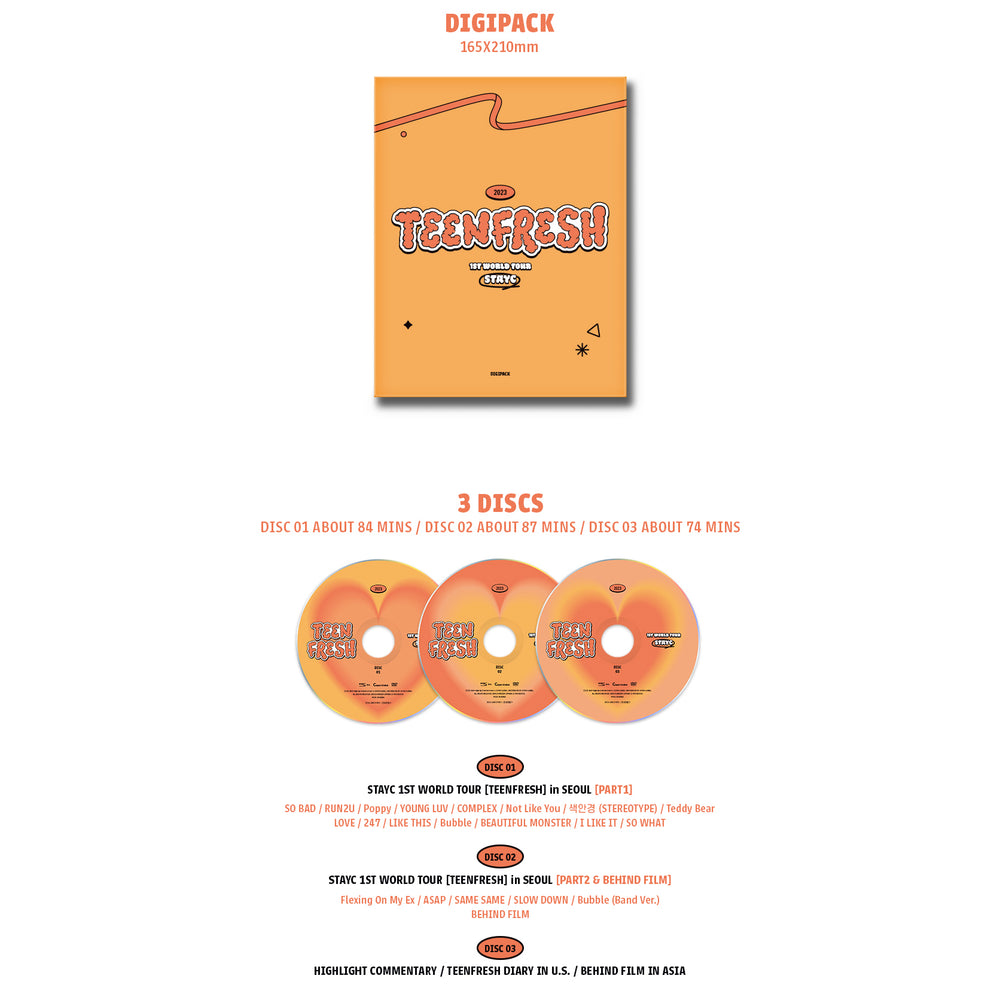 STAYC - TEENFRESH : 1st World Tour (DVD)
