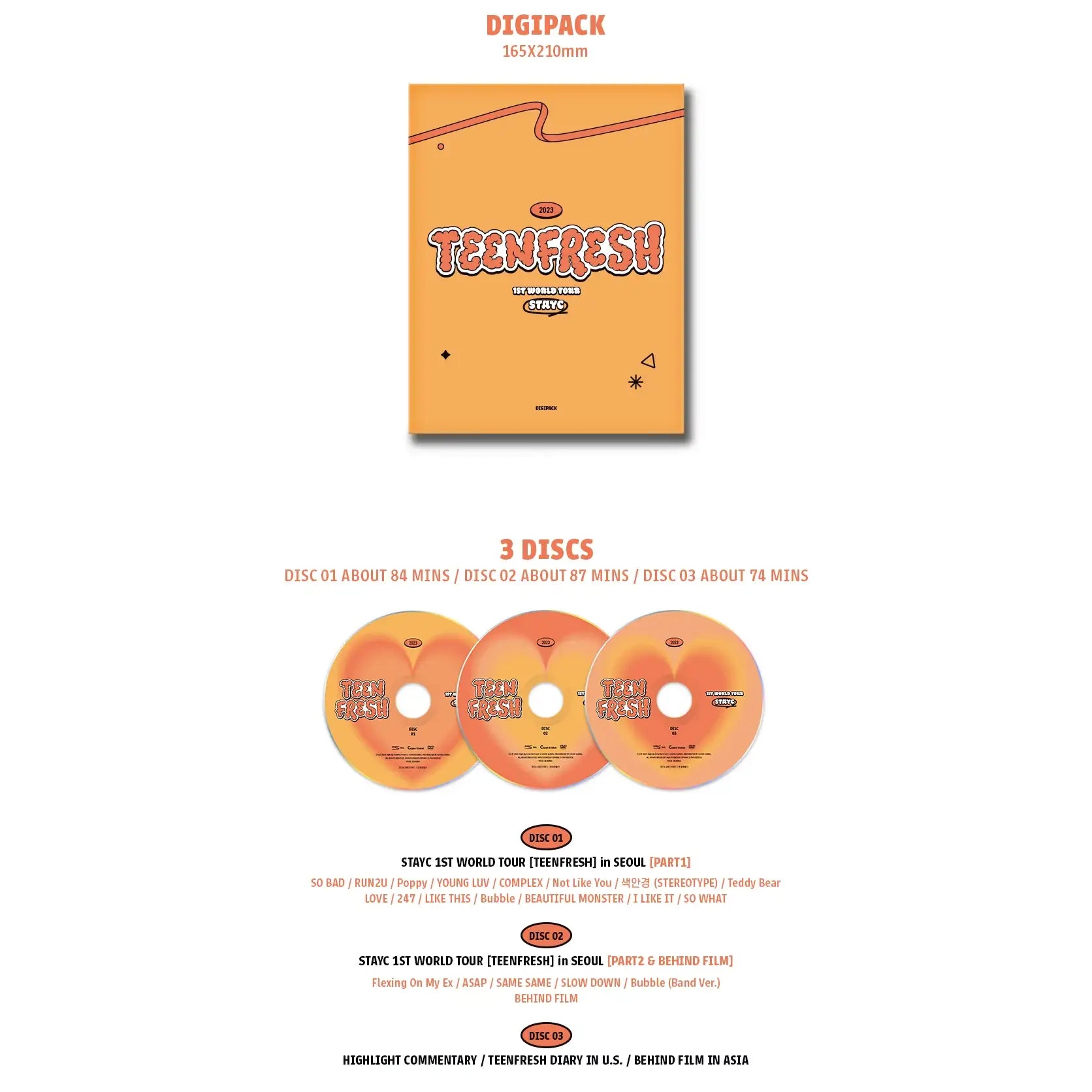STAYC - TEENFRESH : 1st World Tour (DVD) - STAYC - Album - Harumio