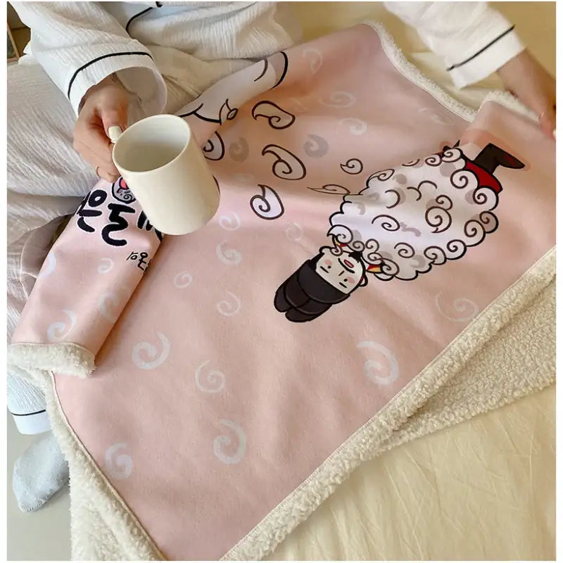 Merong Haechi - Knee Blanket (Pink) - Soone Content - Blankets - Harumio