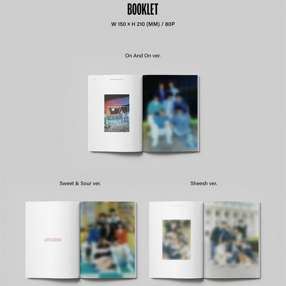 AMPERS&ONE 1st Mini Album ONE QUESTION 2Ver SET CD+P.Book+P