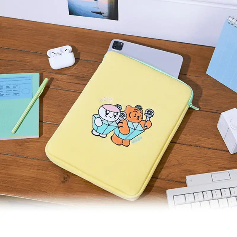 Seventeen - Bongbongee X Muzik Tiger - Tablet Pouch - SEVENTEEN - Pouch - Harumio