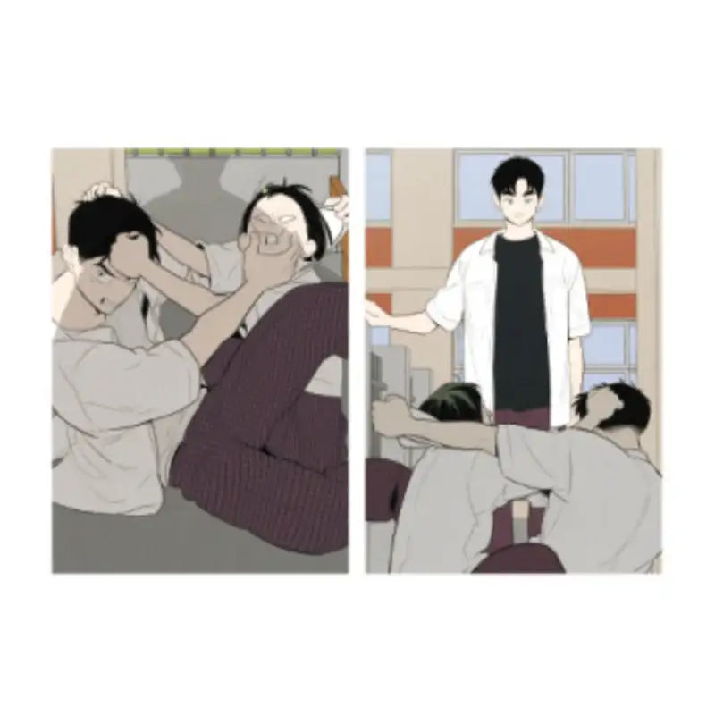 After School Lessons For Unripe Apples - Lenticular Postcard - Webtoon Friends - Lenticular Postcard - Harumio
