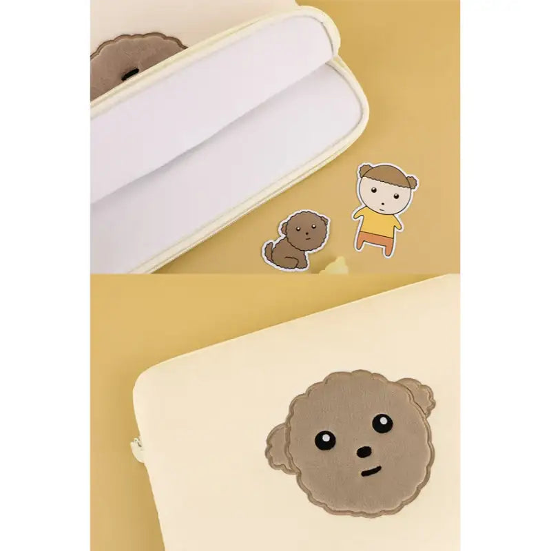 Maru Is a Puppy - Laptop Pouch - Webtoon Friends - Tablet Pouch - Harumio