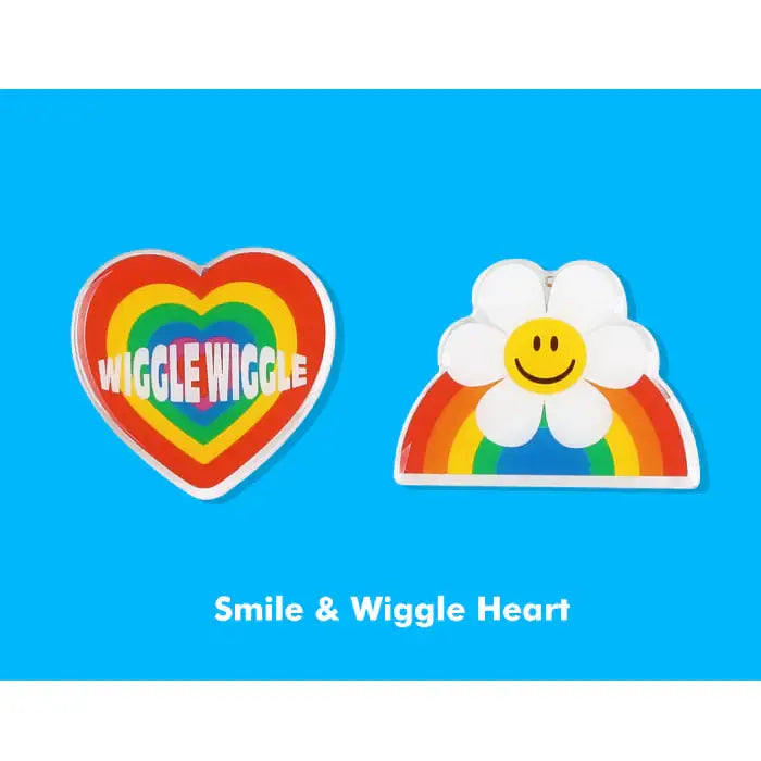 Wiggle Wiggle - Acrylic Clip Set - Wiggle Wiggle - acrylic clip - Harumio