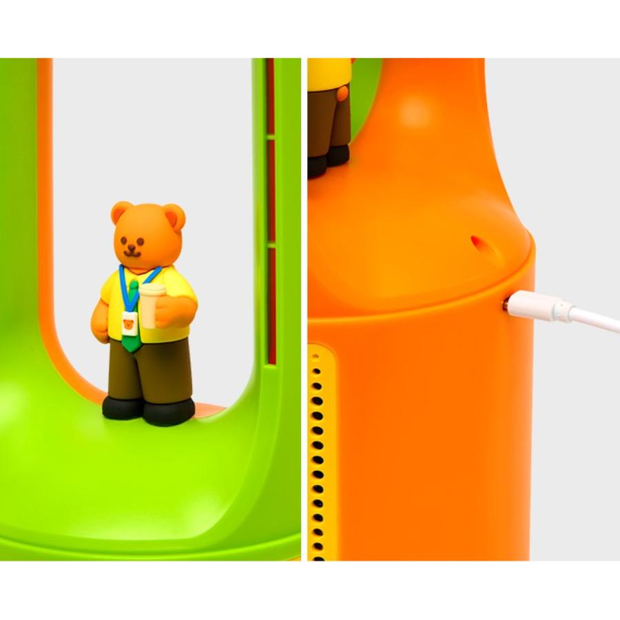 Wiggle Wiggle - Windless Figure Desk Fan (Office Wiggle Bear)