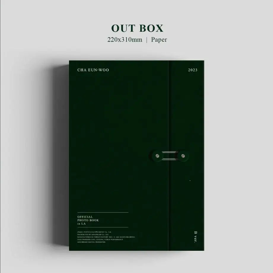 Cha Eun-Woo (ASTRO) - 2023 Official Photo Book in LA (B ver.) - Apple Music Co., Ltd. / Fantagio - Merchandise - Harumio
