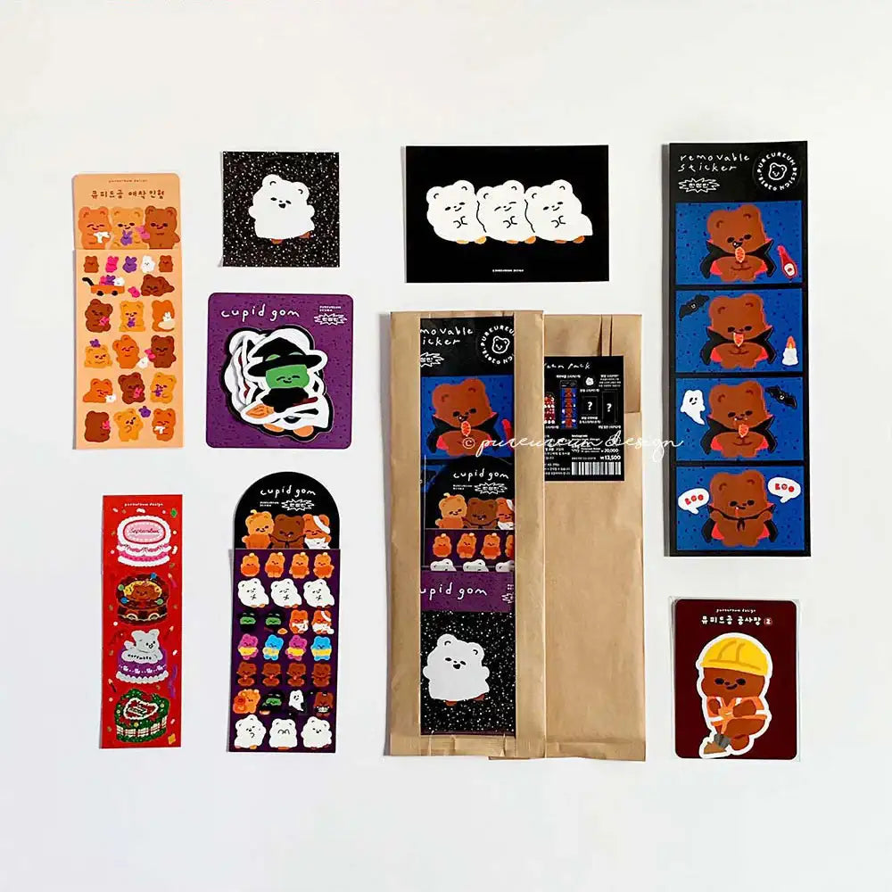 Pureureumdesign - Cupid Bear Halloween Pack - Pureureumdesign - Home & Living, Accessories - Harumio