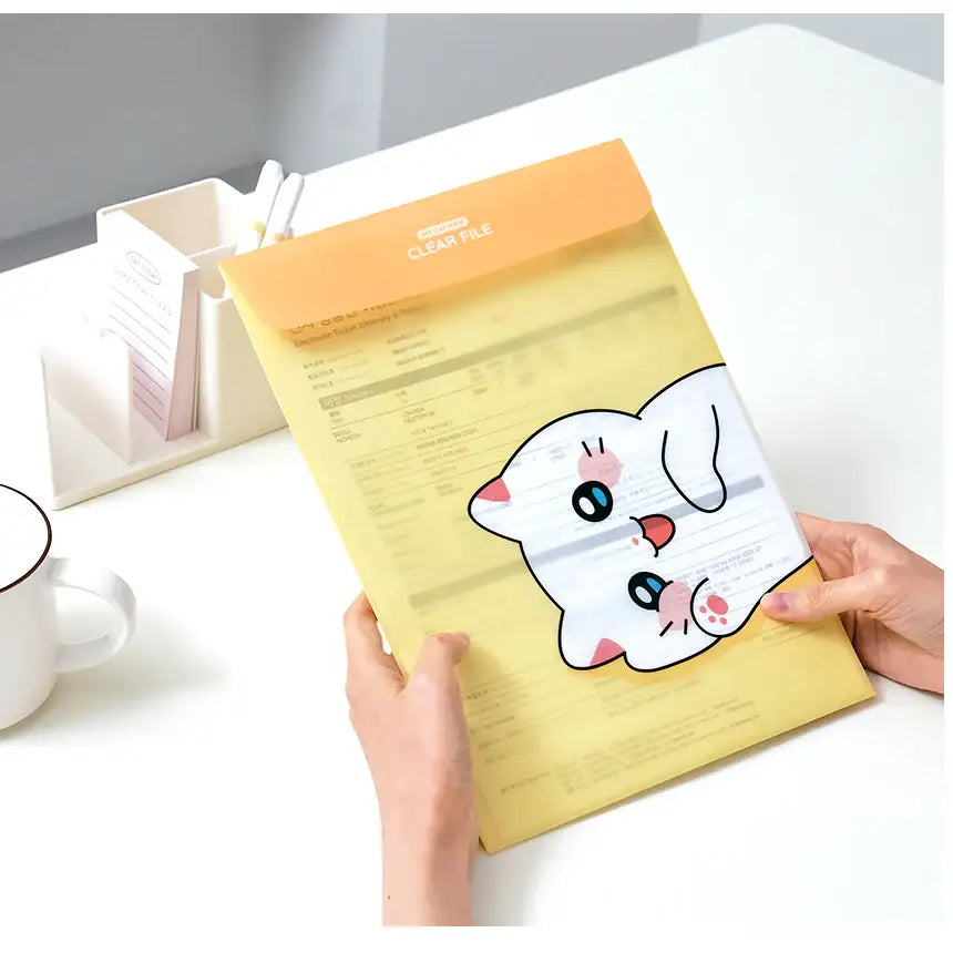 Meow Man - Vertical Envelope Files - Webtoon Friends - Home & Living, Accessories - Harumio