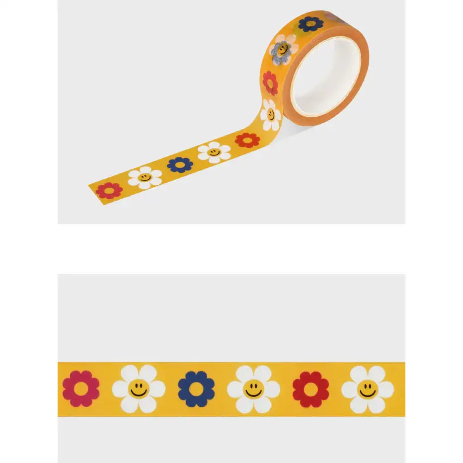 Wiggle Wiggle - Spring Garden Masking Tape 3 Types SET - Wiggle Wiggle - Masking Tape - Harumio