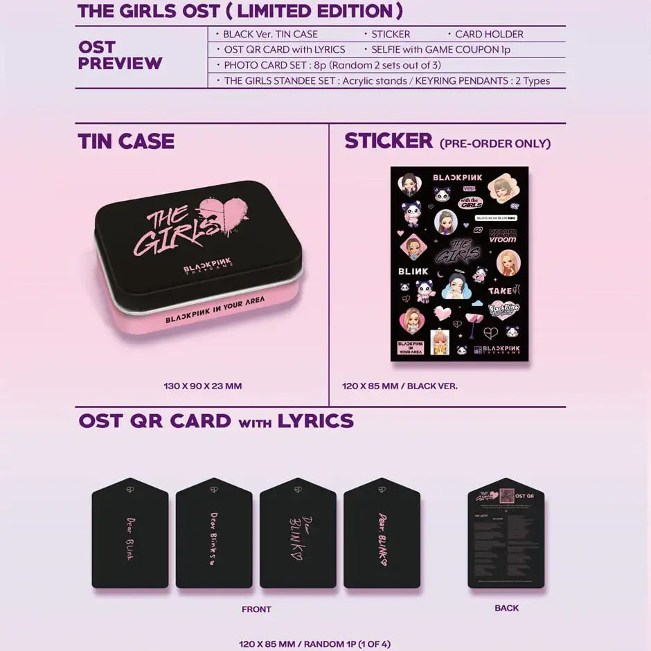Blackpink - The Game OST : THE GIRLS (Stella Ver.) - YGPLUS - Album - Harumio