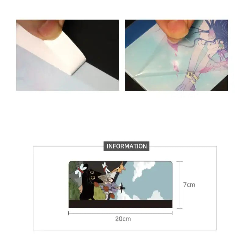 The Tale of Goldiluck, the Black Kitten - Acrylic Memo Board (Vertical) - Webtoon Shop - Monitor Memo Boards - Harumio
