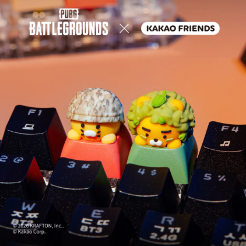 Battleground X Friends - LED Keycap Keyring