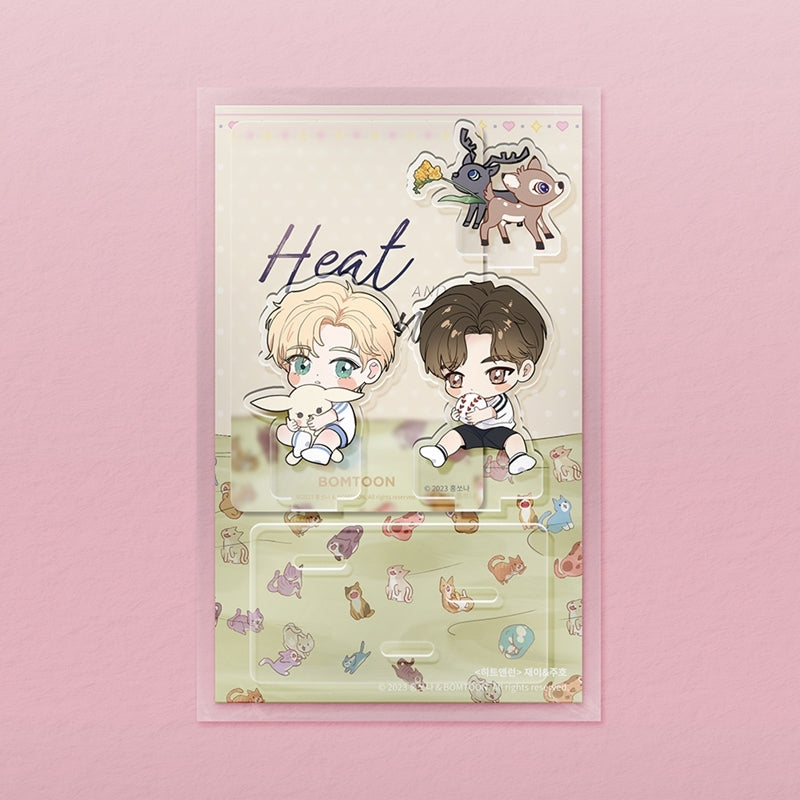 Heat and Run - Jae-yi & Juho Acrylic Stand - Lezhin - Acrylic Stand - Harumio