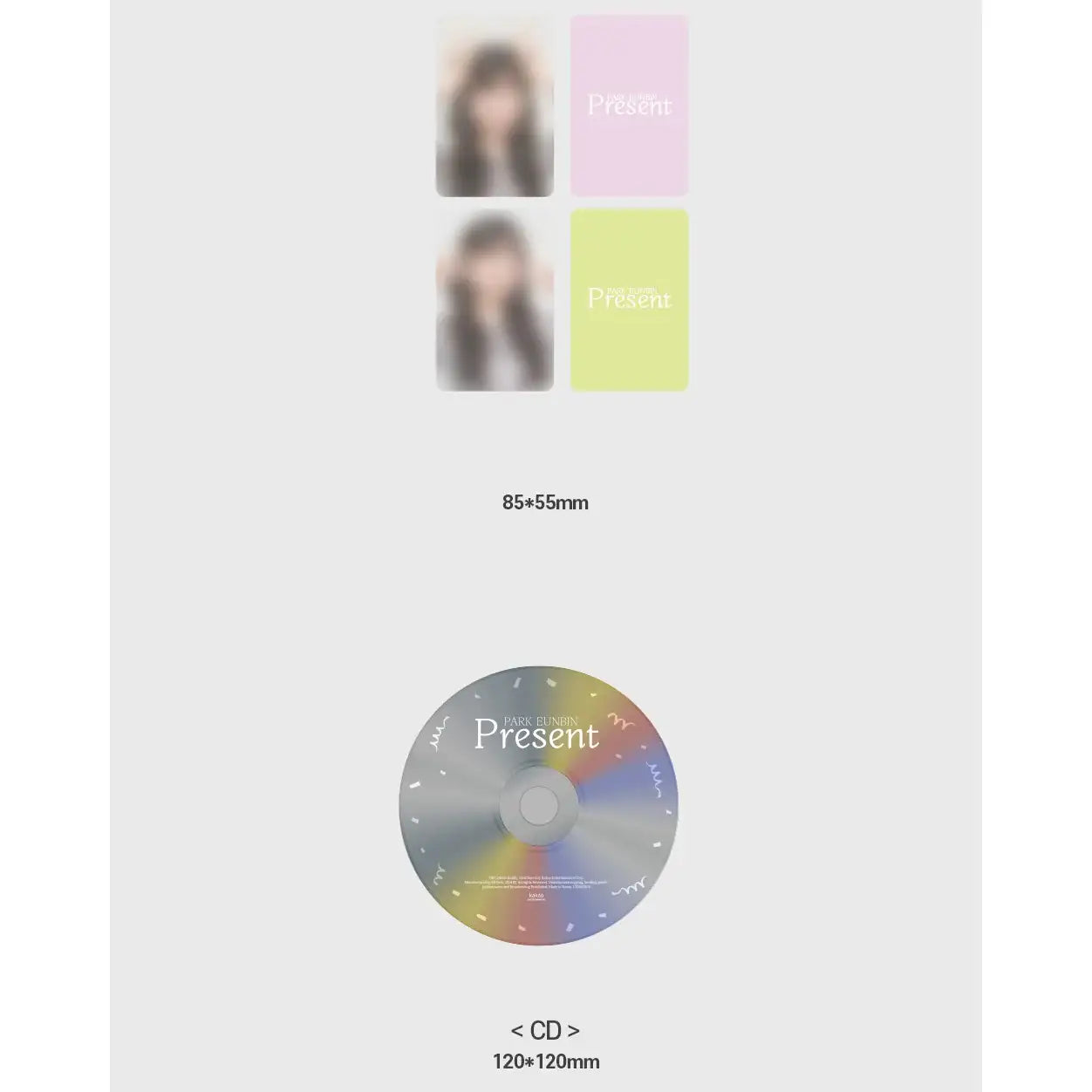 Park Eun Bin - Present : Single Album - Park Eun Bin - Album - Harumio