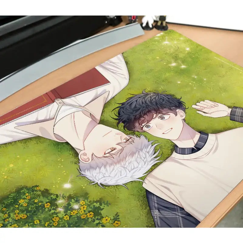 Cherry Blossoms After Winter - Long Mouse Pad - Webtoon Shop - Mouse Pad - Harumio