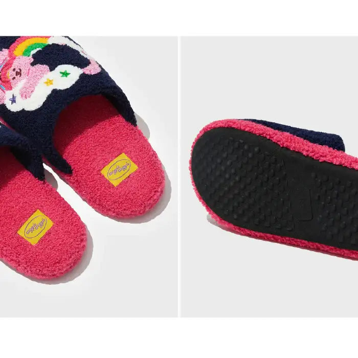 Wiggle Wiggle - Cloud Bear & Bunny Terry Home Slippers (Kids) - Wiggle Wiggle - Slipper - Harumio