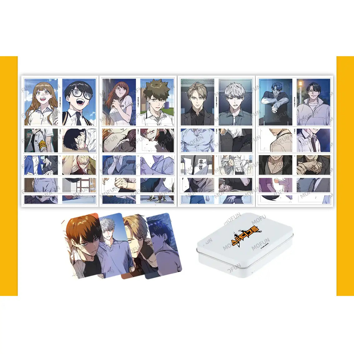 Study Group x Mofun - Sticker & Hologram Card Set - Study Group x Mofun - Photocard - Harumio