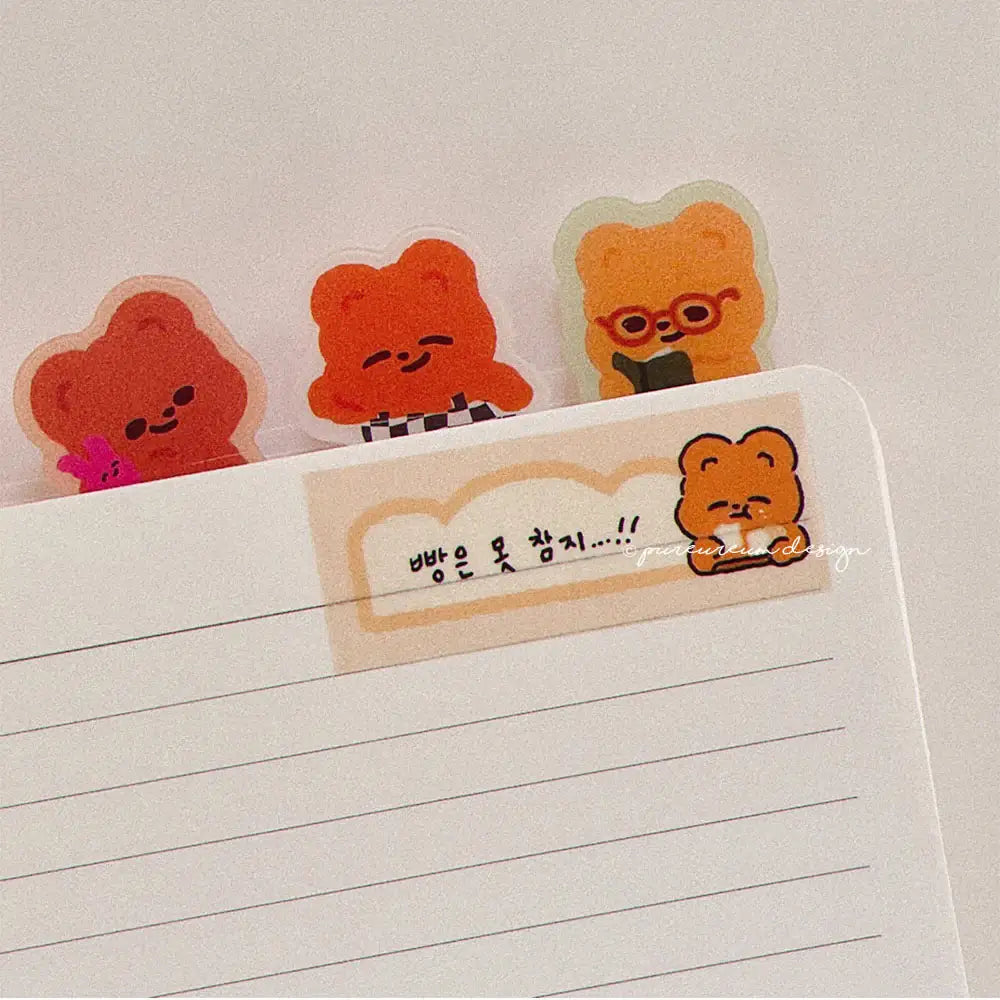 Pureureum Design - Cupid Bear Label Masking Tape 20mm - Pureureum Design - Home & Living, Accessories - Harumio