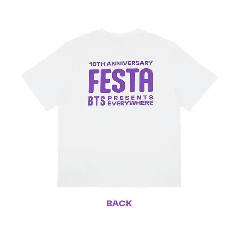 BTS - 10TH FESTA - S/S T-Shirt Logo - BTS - T-Shirts - Harumio