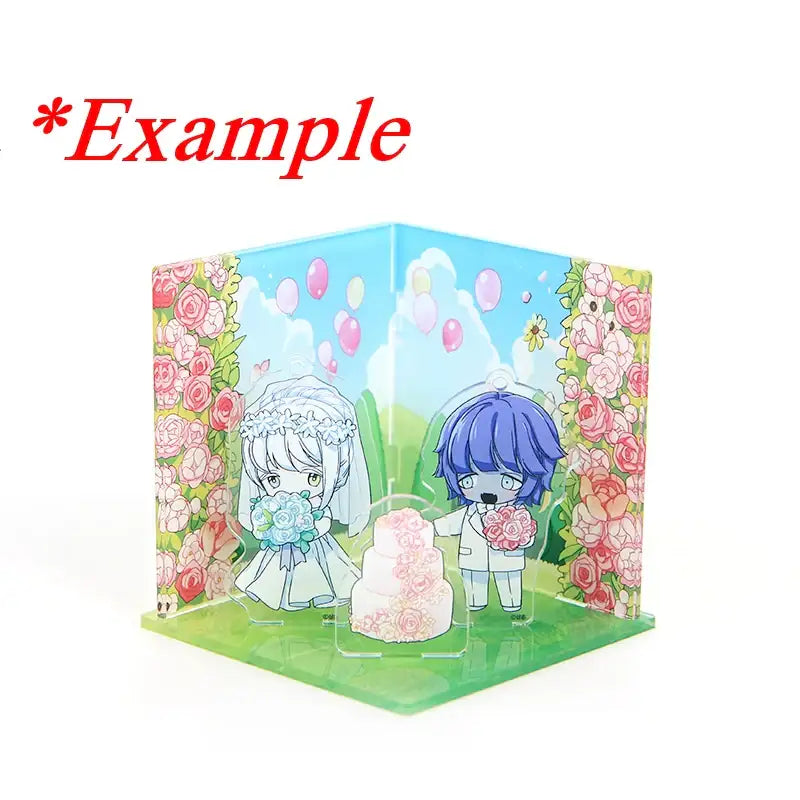 I Don't Want This Kind Of Hero - Acrylic Wedding Background Stand - Webtoon Shop - Acrylic Stand - Harumio