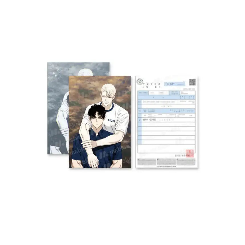 Unusual Families - Photocard & Family Photo Set - Mr. Blue - Photocard - Harumio