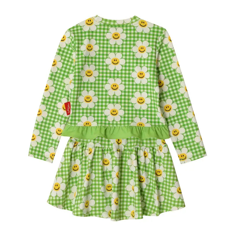 Wiggle Wiggle x Childy - Ruffle Dress Swimsuit Set - Wiggle Wiggle - Swimwear - Harumio