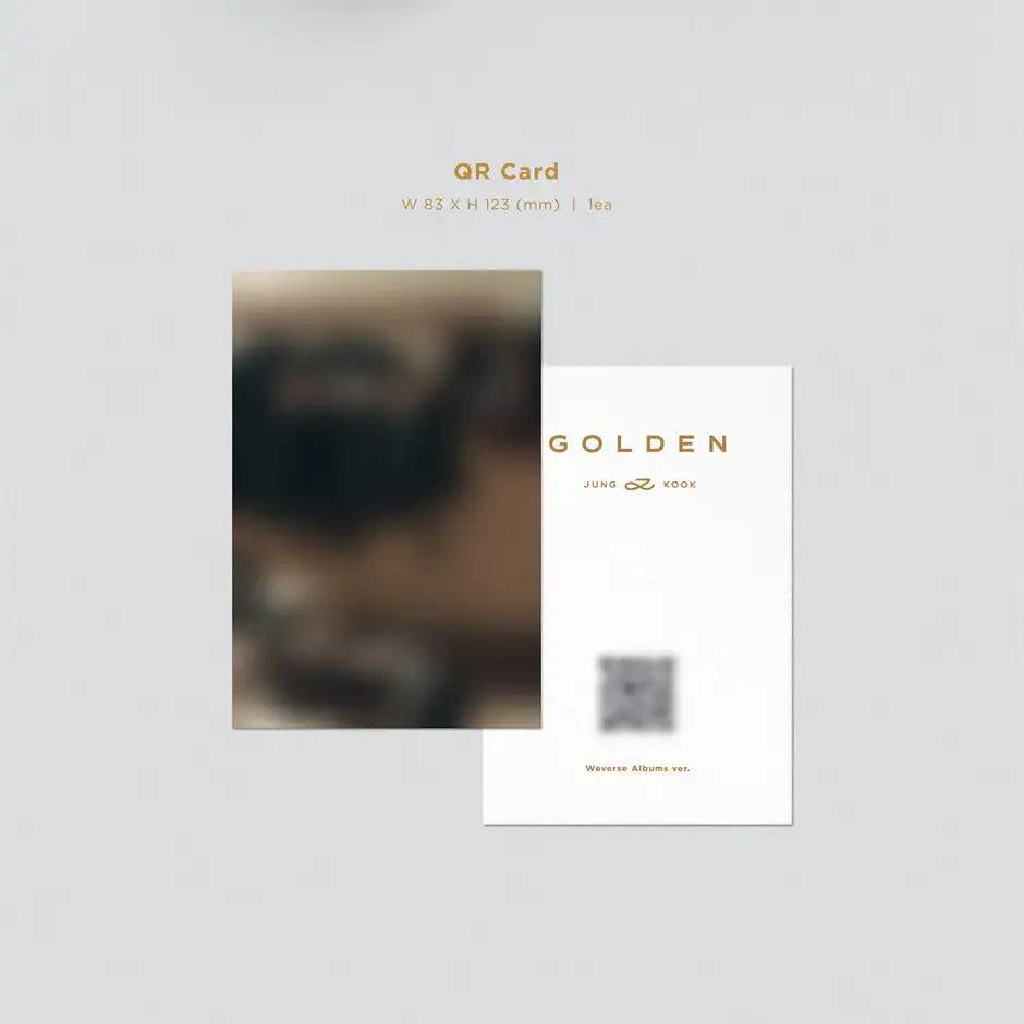 BTS Jung Kook - GOLDEN : 1st Solo Album (Weverse Album) - BTS Jung Kook - Album - Harumio