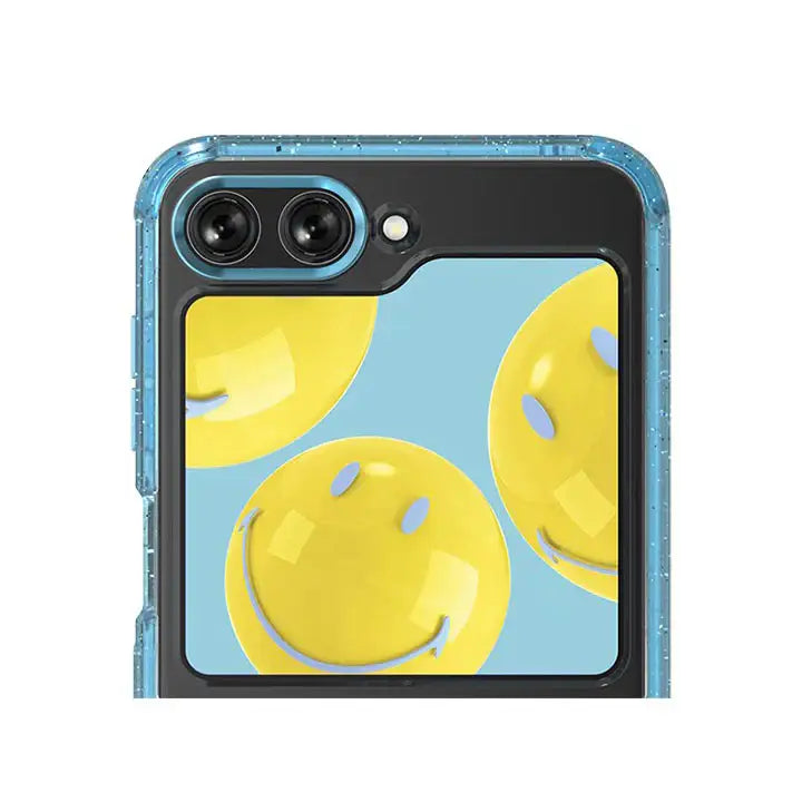 SLBS - Smiley Blue Balloon Suit Phone Case (Galaxy Z Flip5) - SLBS - Home & Living, Accessories - Harumio