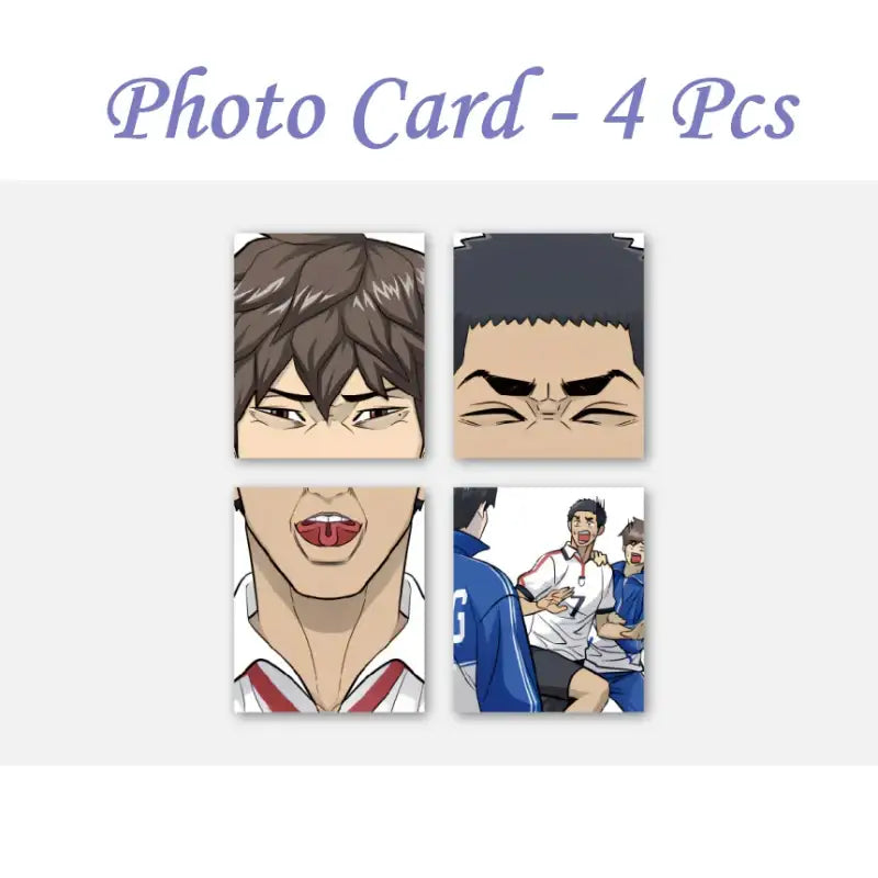 Garbage Time - 4 Web 4 Cut Photo Set - Webtoon Friends - Photos - Harumio