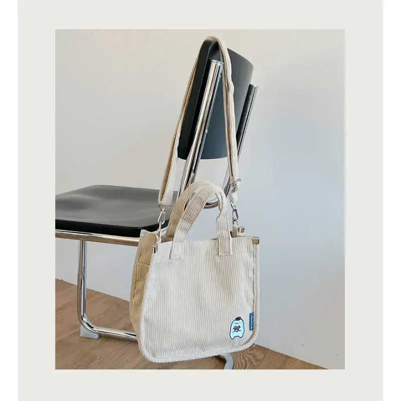 Anonymous - Corduroy Mini Eco Bag - Soone Content - Eco Bags - Harumio