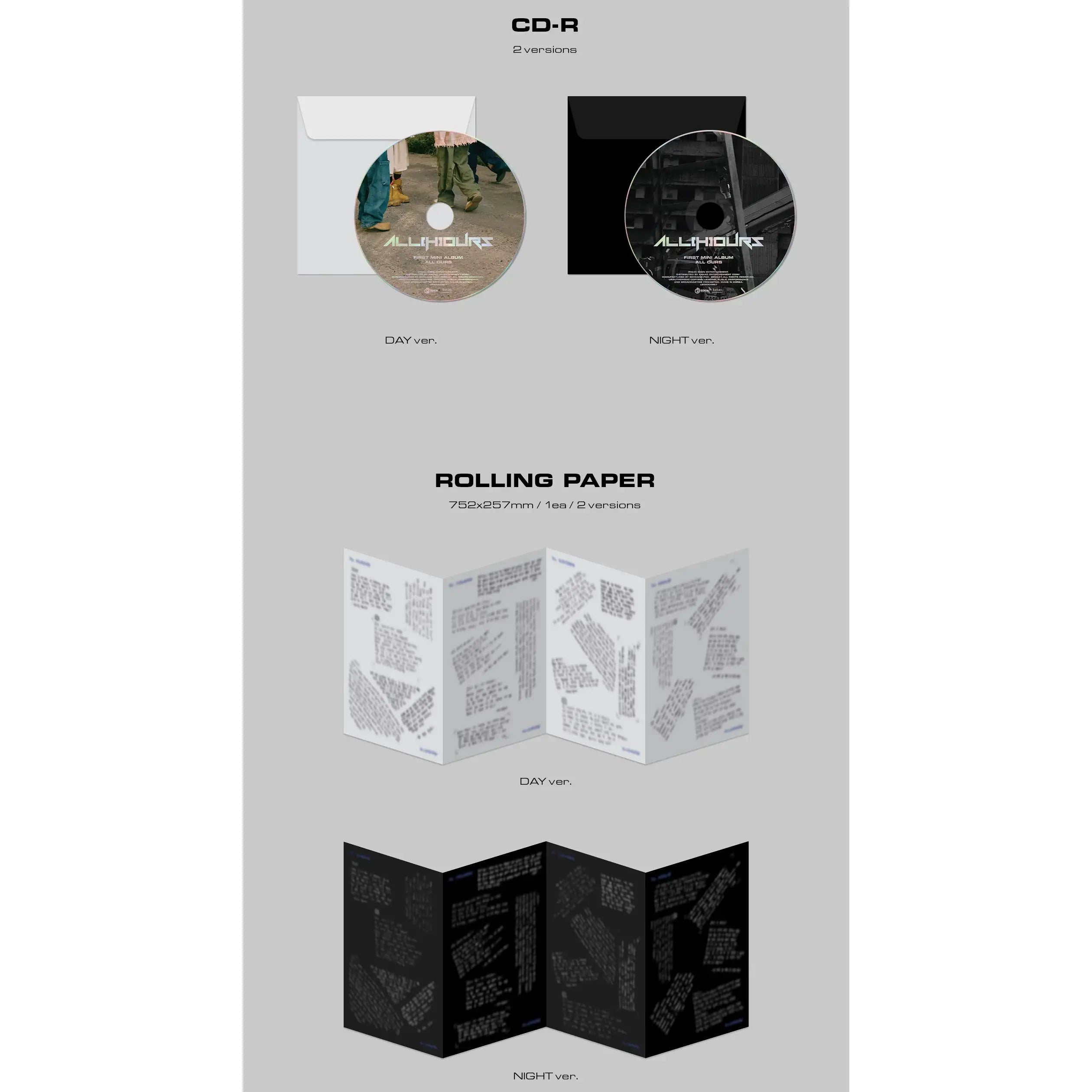 ALL(H)OURS - All Ours : 1st Mini Album - Eden Entertainment - Album - Harumio