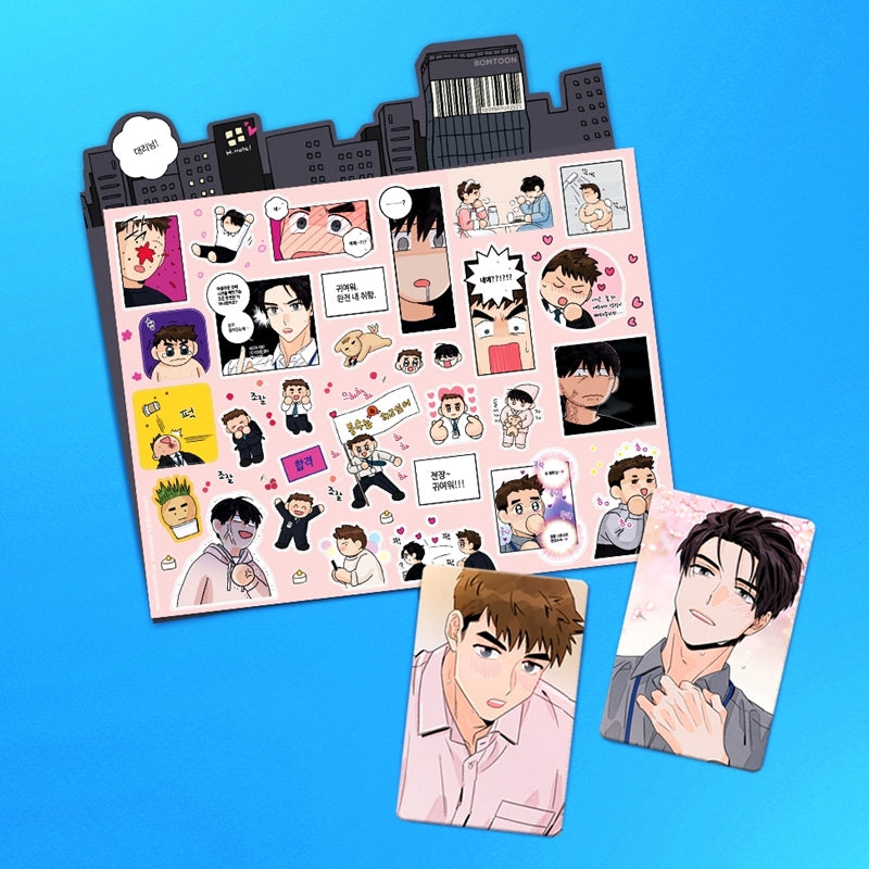 Flirting 9 to 6 - Sticker Set - Lezhin - Stickers - Harumio
