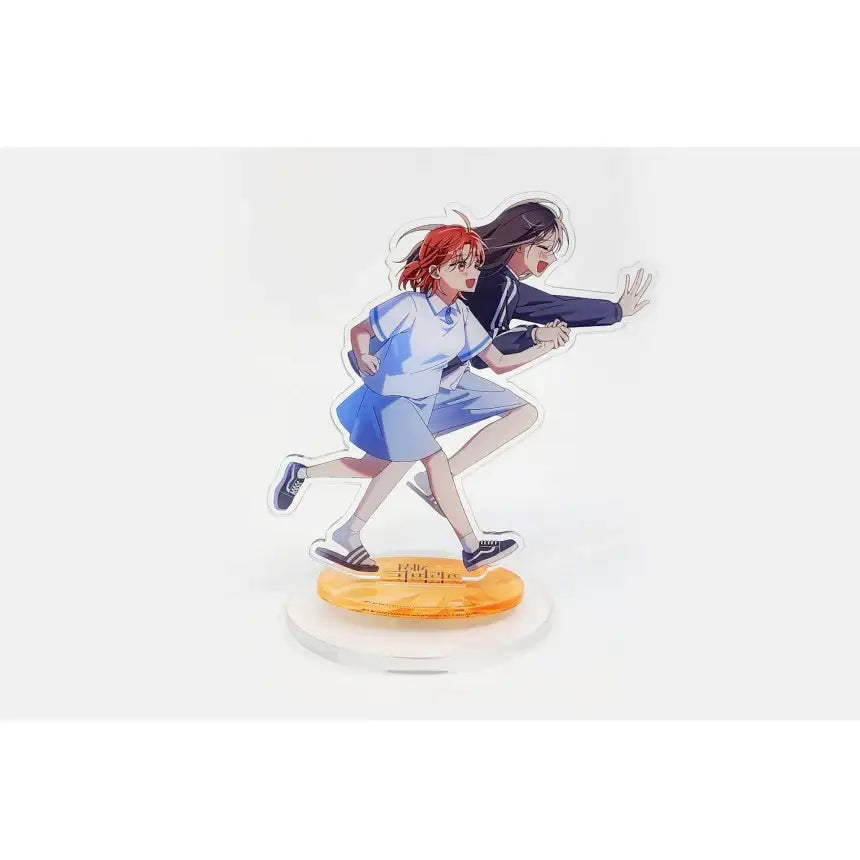 Pyramid Game - Suji & Jaeun Rotating Acrylic Stand Set - Webtoon Friends - Acrylic Stand - Harumio